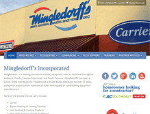 Tablet Screenshot of mingledorffs.com